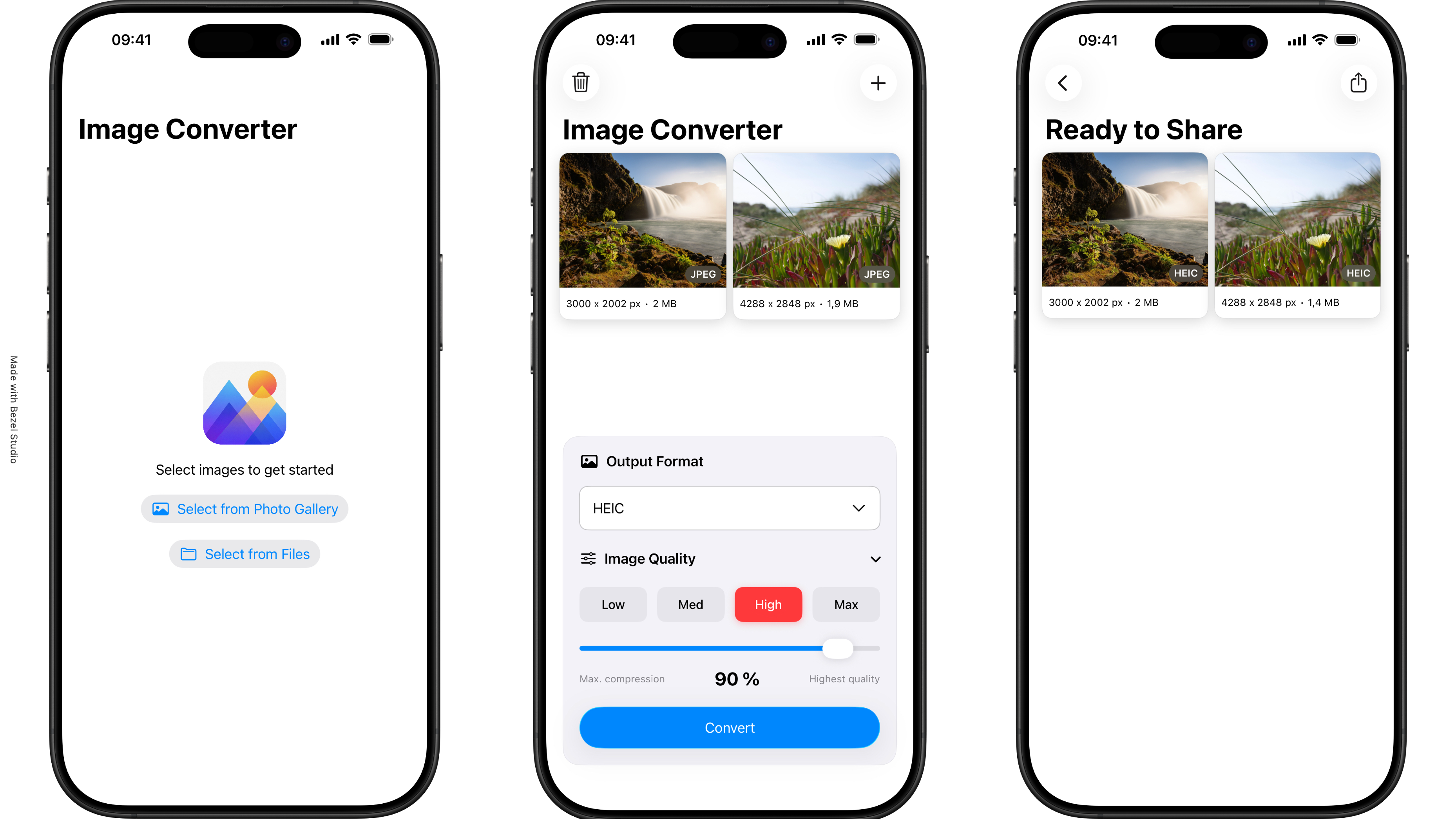 ImgZen on iPhone and iPad